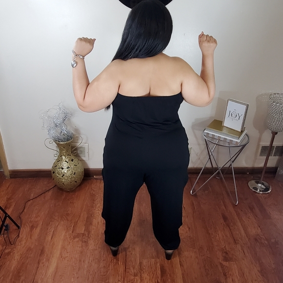 Summer Time Fine Side Slit Romper BLUE - Picture 7 of 9